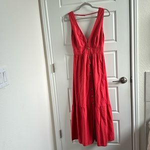 Farm Rio red maxi dress